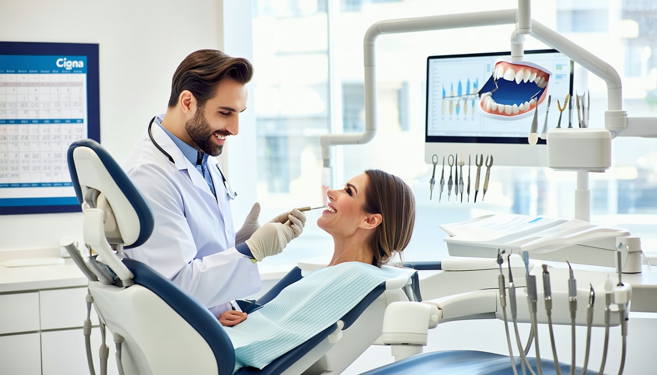in-network same day crown dentist cigna